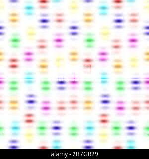 Nahtlose Pinselstriche mit horizontalen Linien. Farbenfroher geometrischer Hintergrund. - Abbildung Stockfoto