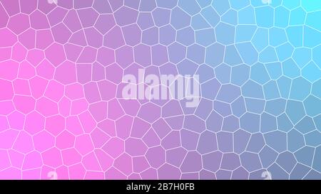 Abstrakter mehrfarbiges, kaputtes Farbglas mit Hintergrundeffekt in Illustration Texture Design Stockfoto