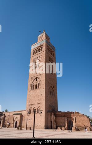 Koutoubia-Moschee in Marrakesch. Marokko Stockfoto