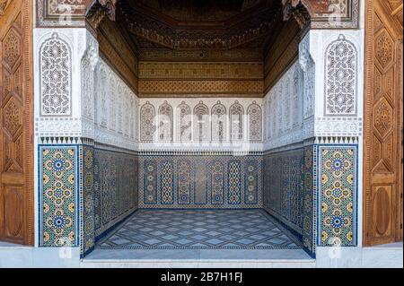 Dar el Bacha Museum of Confluences, Marrakesch. Marokko Stockfoto