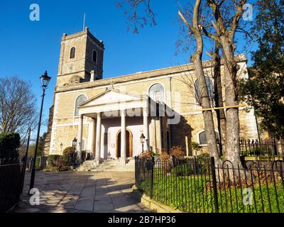Lewisham Parish Church of Saint Mary the Virgin Stockfoto