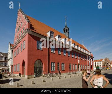 Rathaus in Greifswald in Mecklenburg-Vorpommern, Deutschland Stockfoto