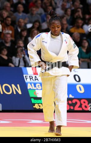 Paris, Frankreich - 08. Februar 2020: Clarisse Agbegnenou für Frankreich (Credit: Mickael Chavet) Stockfoto