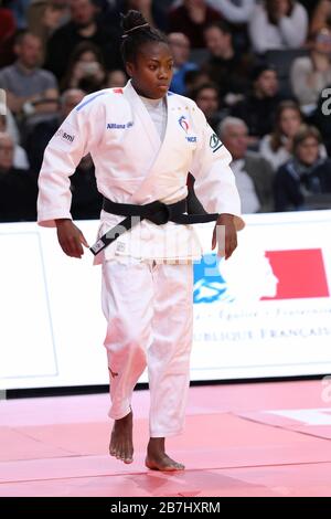 Paris, Frankreich - 08. Februar 2020: Clarisse Agbegnenou für Frankreich (Credit: Mickael Chavet) Stockfoto