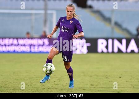 Januar 2020, Florenz, Italien: Florenz, Italien, , 01. Januar 2020, Frederikke Thogersen (Fiorentina Damen) während - Credit: LM/Lisa Guglielmi (Credit Image: © Lisa Guglielmi/LPS via ZUMA Wire) Stockfoto