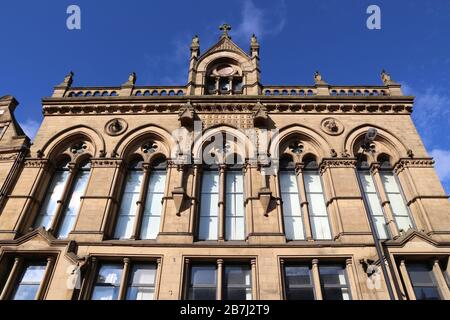 Bradford, Stadt in West Yorkshire, England. Alte Architektur. Stockfoto