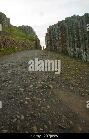 Amazing Giant's Causeway, Co. Antrim, Nordirland Stockfoto