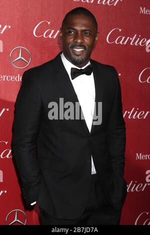 ***DATEIFOTO*** 16. März 2020. Idris Elba bestätigt, dass er Coronavirus positiv ist. PALM SPRINGS, CA - 04. Januar: Idris Elba beim 25. Jährlichen Palm Springs International Film Festival, Palm Springs Convention Center, Palm Springs, 4. Januar 2014. Kredit: Janice Ogata/MediaPunch Inc. Credit: MediaPunch Inc/Alamy Live News Stockfoto