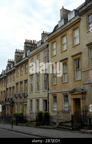 0213 Gay Street Georgische Gebäude. Bath, North East Somerset Council. Vereinigtes Königreich (UK). Foto: © Rosmi Duaso/fototextbcn Stockfoto