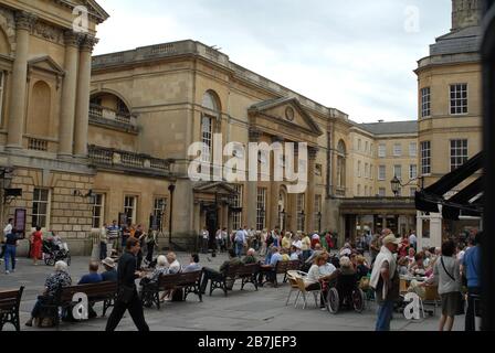 0587 Abbey Kirchhof, Bath, North East Somerset Council. Vereinigtes Königreich (UK). Foto: © Rosmi Duaso Stockfoto