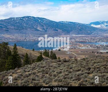 Landschaft von Osoyoos, British Columbia, Kanada Stockfoto