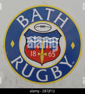 Bath Rugby, The Recreation Ground, Spring Gardens, Bath., North East Somerset Council. Vereinigtes Königreich (UK). Foto: © Rosmi Duaso Stockfoto