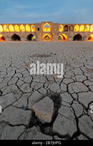 SI-o-se Pol Brücke in Isfahan Iran Stockfoto