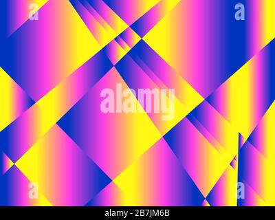 Gradient polygonaler Hintergrund. Geometrisches abstraktes Muster mit Verlaufsfarbe. Dreiecke und Rechtecke. Vektorgrafiken Stock Vektor