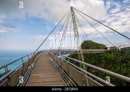 Sky Bridge auf Langkawi in Malaysia Stockfoto