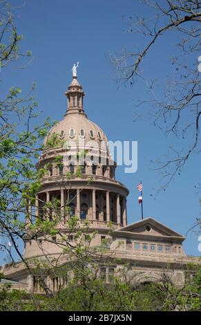 Kapitolgebäude in Austin Texas Stockfoto