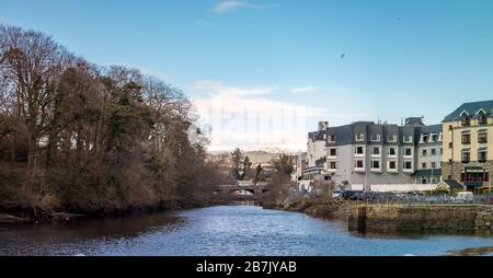 Donegal ist das Hauptdorf der Grafschaft Donegal Stockfoto