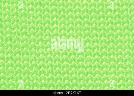 Hellgrün gestrickter Stoff weicher Texturhintergrund Stockfoto