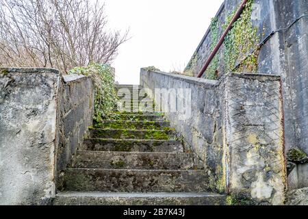 Die Brücke zu Lettermacaward im County Donegal - Irland. Stockfoto