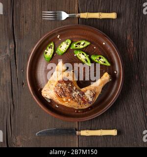 tandoori, Tandoori-Hähnchen-Rezepte, Küche, Esstisch, Hühnerflügel, traditionelle amerikanische Küche, Rezepte Kochen, gebackenes Huhn Stockfoto