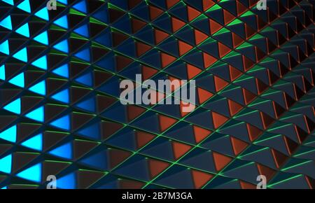 3D-Rendering des abstrakten Hintergrunddesigns Stockfoto