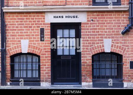 Hans House, Hans Street in der Pavilion Road SW1, Knightsbridge, LONDON Stockfoto