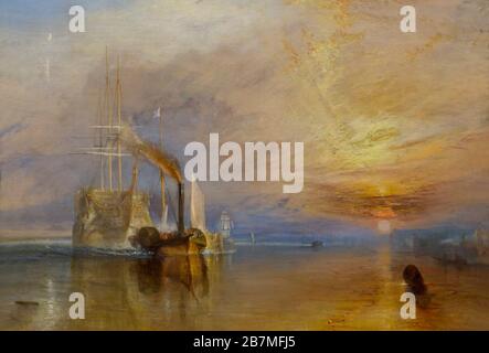 The Fighting Temeraire, JMW Turner, 1839, Stockfoto