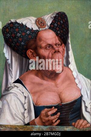 Eine alte Frau, die hässliche Herzogin, Quinten Massys, ca. 1513, Stockfoto