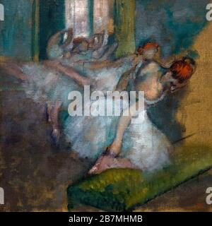 Balletttänzer, Edgar Degas, ca. 1890-1900, Stockfoto