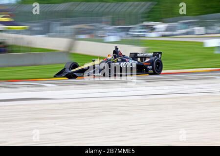 Elkhart Lake, Wisconsin - 22. Juni 2019: (Fahrer), großer Preis der REV-Gruppe auf Road America, Qualifikation für das Rennen. Stockfoto