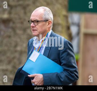 London, Großbritannien. März 2020. Sir Patrick John Thompson Vallance, Chief Scientific Advisor, kommt zu einem Kabinettstreffen in der 10 Downing Street, London Credit: Ian Davidson/Alamy Live News Stockfoto