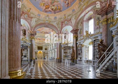 Admont Bibliothek im Inneren Stockfoto