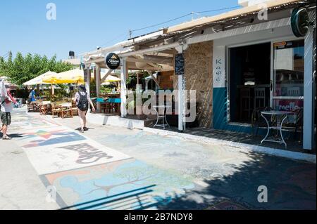 Matala, Pitsidia, Gemeindebezirken von Festos, Regionalbezirk Iraklio, Kreta, Griechenland Stockfoto