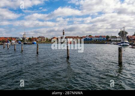 Der Hafen von Timmendorf auf der Insel Poel Stockfoto