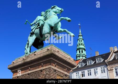 Bishop Absalon Monument, Hojbro Plads, Kopenhagen, Neuseeland, Dänemark, Europa Stockfoto