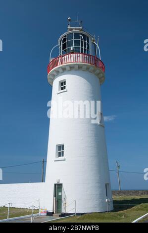 Außenansicht von Loop Head Lighthouse, County Clare, Republik Irland Stockfoto