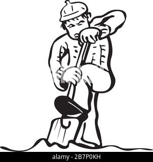 Bauarbeiter Stock Vektor