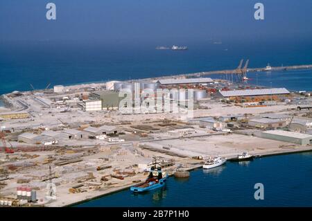 Dubai UAE Docks 1970er Jahre Stockfoto