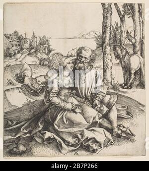 Das illassortierte Paar, ca. 1495. Stockfoto