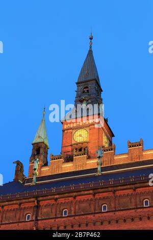 Rathaus, Kopenhagen, Neuseeland, Dänemark, Europa Stockfoto