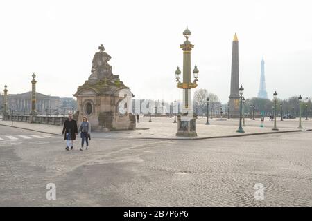 CORONAVIRUS/LEERES PARIS Stockfoto