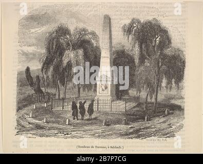 Tombeau de Turenne à Salsbach, 1835-78. Nach Charles-FrançOIS Daubigny Stockfoto