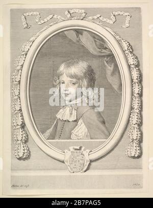 Louis-Joseph de Lorraine, duc de Guise, as a Child, 1659. Stockfoto