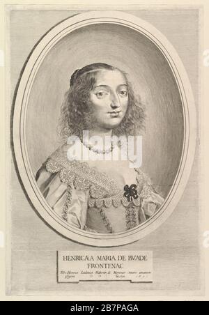 Henriette-Marie de Buade-Frontenac, 1641. Stockfoto