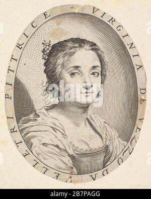 Virginia da Vezzo, Ehefrau von Simon Vouet, 1626. Stockfoto