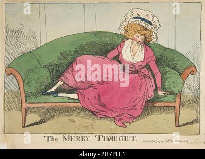 The Merry Thought, 16. April 1787. Stockfoto