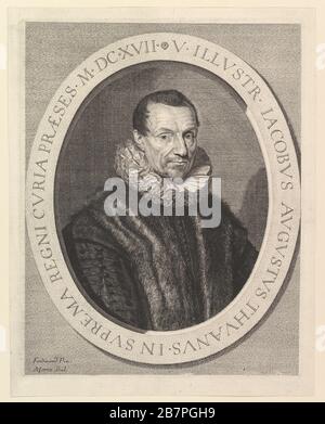 Jacques-Auguste de Thou, Premier president au Parlement. Stockfoto