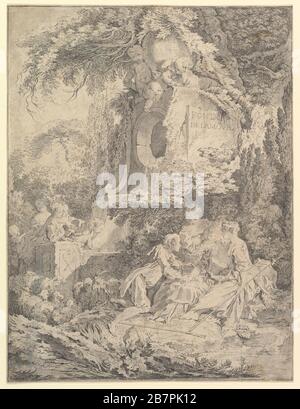 Brunnen der Liebe, 1738. Stockfoto