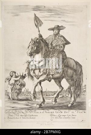 Porträt von Bernardino Ricci, 1637. Stockfoto