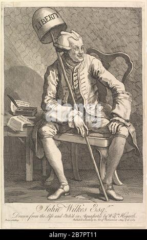 John Wilkes, Esq., 16. Mai 1763. Stockfoto